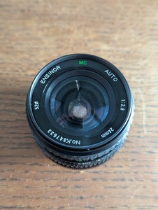 Ensinor f/2.8 24mm Lens, Canon FD Mount, Repair; Fungus / Aperture Issue #Cam5