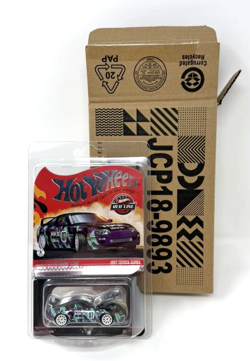 HOT WHEELS EXCLUSIVE RLC sELECTIONs 1997 HKS Toyota Supra NEW
