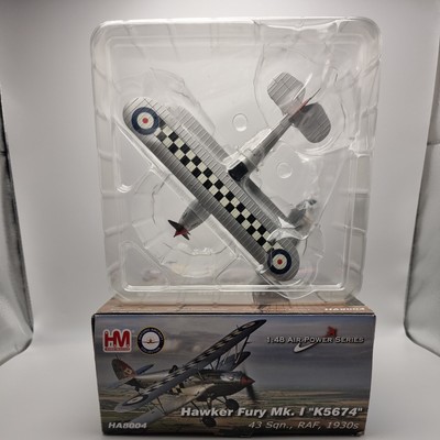 Hobby Master Maßstab 1:43 Hawker Fury Mk.1 '' K5674 '' RAF 43rd Squadron 1930er
