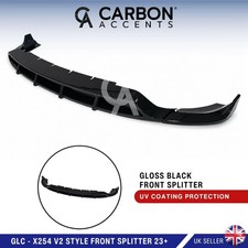 Mercedes GLC X254 Glanz Schwarz V2 Style Frontsplitter 23+ Mercedes GLC X254 Glanz Schwarz V2 Style Frontsplitter 23+