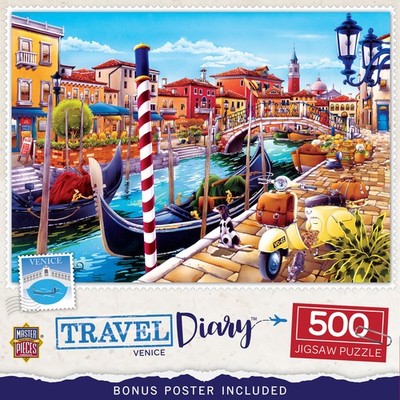MasterPieces - Travel Diary - Venice 500 Piece Jigsaw Puzzle