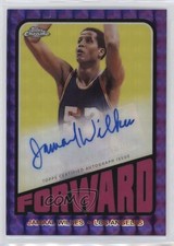 2023-24 Chrome 1972 Topps Purple Geometric Refractor Jamaal Wilkes Auto HOF 0l1