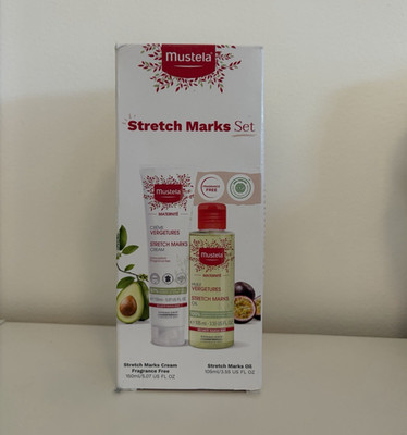 Mustela Maternité Fragrance-Free Stretch Marks Cream & Oil Set 150ml+105ml