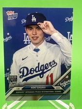 ROKI SASAKI 2025 Topps Now - International Free Agent Signing #OS-16