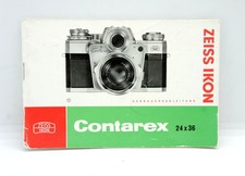 Zeiss Ikon Contarex SLR Camera Owners Instruction Manual in German