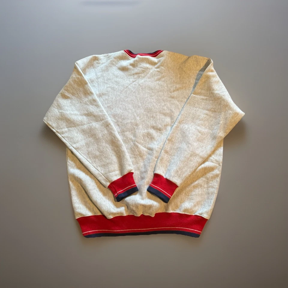 Sudadera Vintage Catálogo Disney XL Mickey Béisbol Años 90 Y2K Gris Deportes EE. UU. Foto 2 de 4