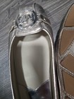 Ladies Michael Kors Gold Pewtee Loafers Size 10 Worn Once Exc — photo 3
