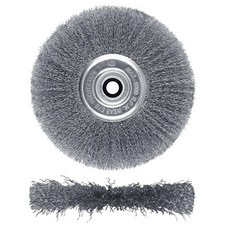 8 Inch Wire Wheel for Bench Grinder - Fine Crimped Wire Brush with 1/2" and 5...