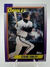 1990 Topps Steve Finley Baltimore Orioles #349