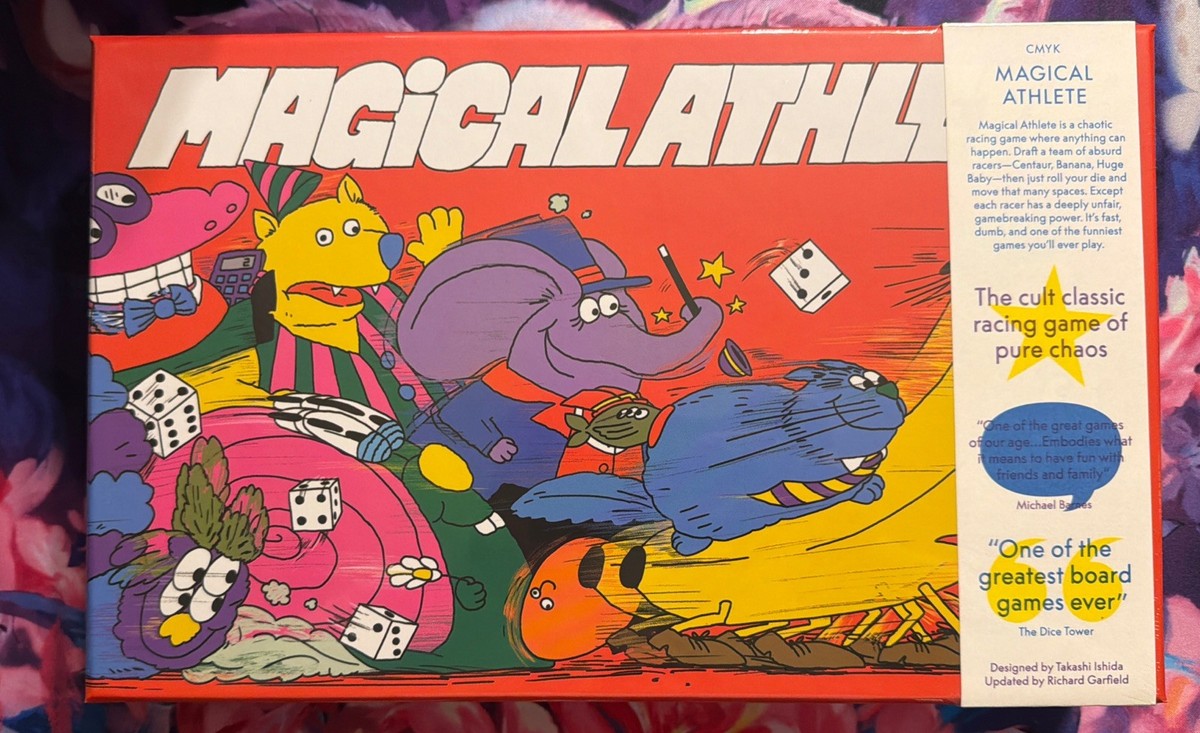 Brand New Factory Sealed Magical Athlete Board Game CMYK Takashi