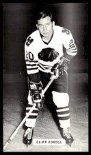1960s Cliff Koroll Hockey Chicago Blackhawks J.D. McCarthy Postcard *PC450