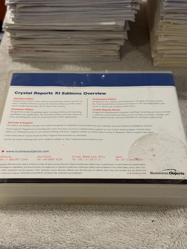 Crystal Reports xi Professional English Includes Crystal Reports Server 3 Discs - Image 2 of 2