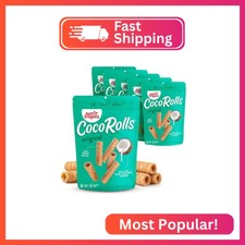 Sun Tropics CocoRolls Original Flavor- 6 count (4 oz each) | Crisp Rolled Wafer 