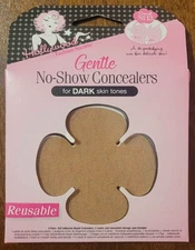 Hollywood Fashion Secrets Gentle No-Show Concealers, DARK Skin Tones NEW