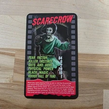 SCARECROW~ Horror 2020 Top Trumps Card Game w/ Glow In The Dark Case