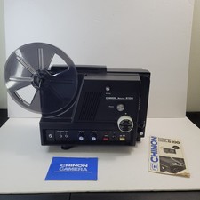 Vintage Chinon 6100 Super 8 Sound Projector Bundle Tested Working