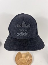 Adidas Originals Trefoil Plus Snapback Hat, All Gray / Raised Logo, Cap