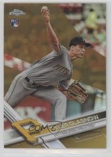 2017 Topps Chrome Gold Refractor 40/50 Tyler Glasnow #189 0eb1
