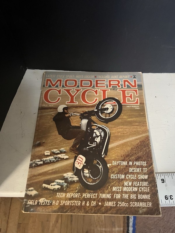 Vintage July – August 1965 Modern Cycle  Magazine