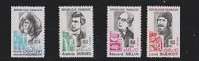 s59119 FRANCE MNH** 1972 Personnalités Célèbres 2V Y&T 1706/1709