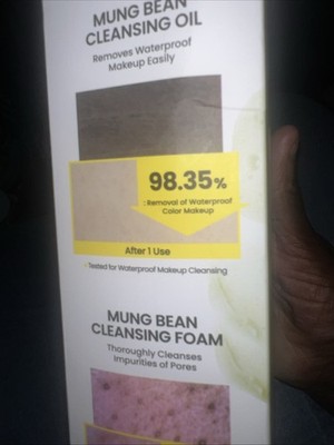 Beplain Mung Bean Pore Double Cleansing Duo, Cleansing Foam 6.76oz & Oil 5.41oz