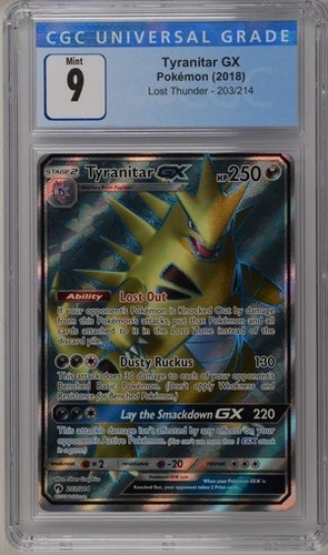 Tyranitar-GX graded CGC 9 for sale on eBay
