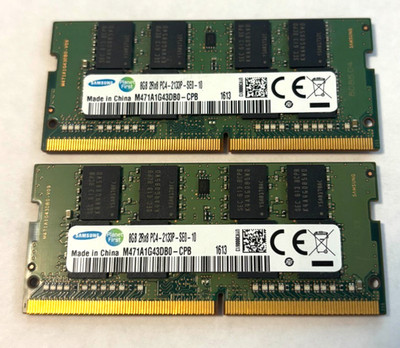 Samsung DDR4 SO-DIMM PC4-2133P 16GB (2x8GB) Memory M471A1G43DB0