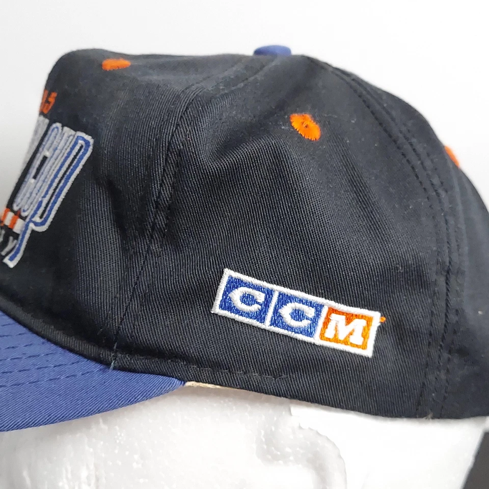 Boné vintage 1995 Stanley Cup Snap Back preto NHL hóquei playoffs masculino anos 90 - Imagem 4 de 4