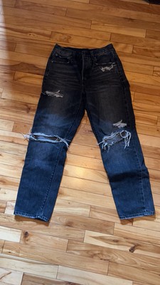 American Eagle High Rise Distressed Blue Skinny Jeans women s Size 2 Regular