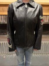 Harley Davidson Leather Jacket & Halter Set | 2004 Fascination Womens Large |NEW
