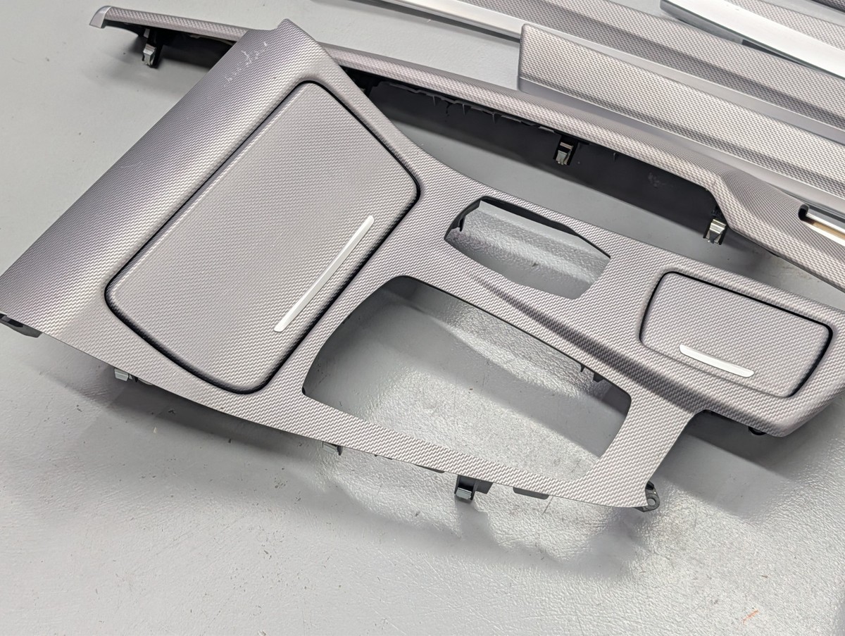 BMW 5 F10 F11 Hexagon Interior Trim Kit Aluminium Center Console