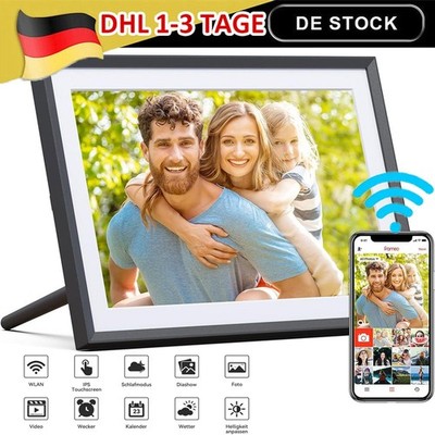 Uhale 10,1 Zoll WiFi Digitaler Bilderrahmen, 1280x800 HD IPS Touchscreen Foto