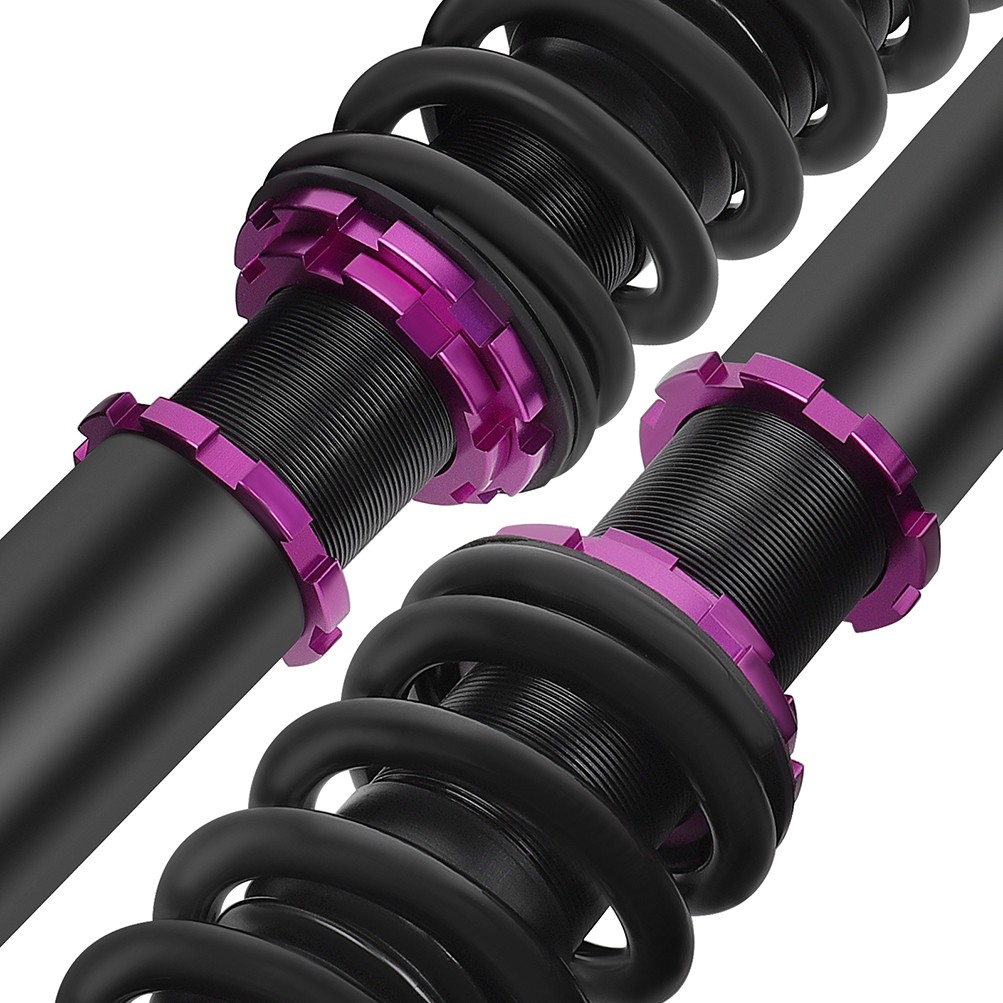 For 2003-2007 Honda Accord Struts Shock Absorber Adj Height Purple Coilovers