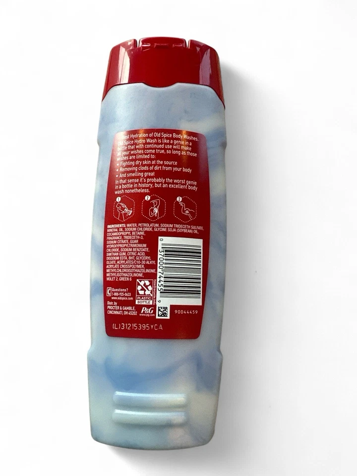 Paquete de 3 lavabos corporales hidratantes Old Spice Hydro Wash más suaves Swagger para hombres 16 oz Foto 3 de 3