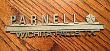 Parnell Wichita Falls Chrysler Plymouth Texas Car Dealer Plastic Emblem Vintage