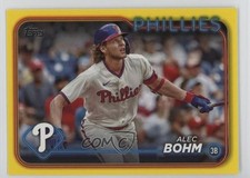 2024 Topps Series 1 Yellow Alec Bohm #266 1t2c