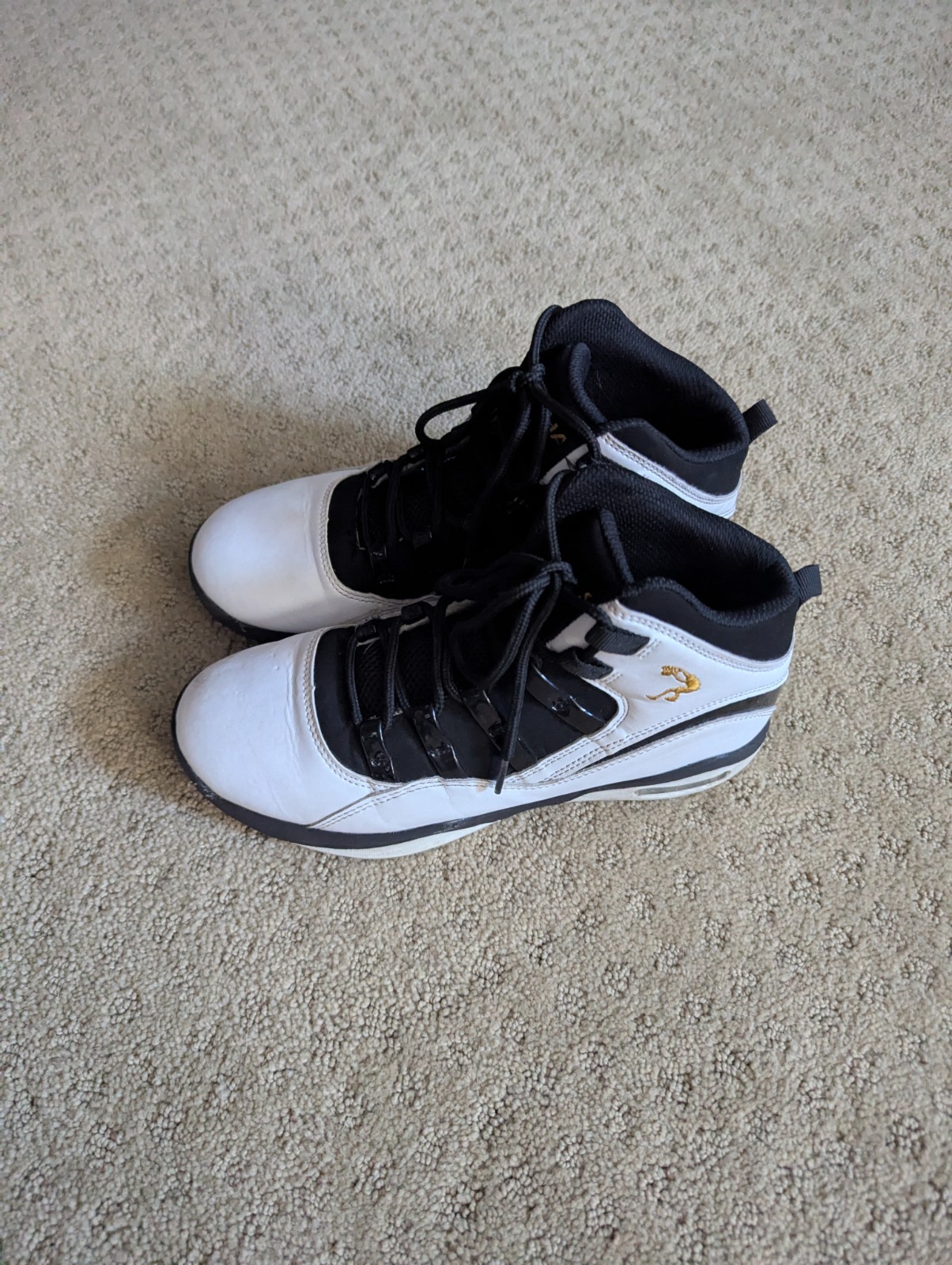 Shaquille O'Neal Basketball Shoes Size 6 Black White Mens and Women's Shoes