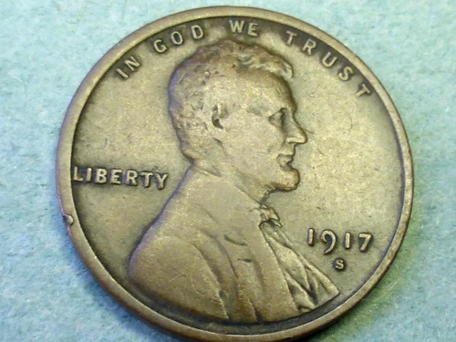 191 7-S  LINCOLN CENT VF