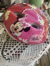 Disney Minnie Mouse Girl  s Bycicle Helmet Toddler Size