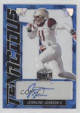 2022 Leaf Metal Draft Blue Crystals 4/20 Jermaine Johnson II #TD-JJ1 Auto 0u66