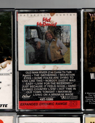 NATURALLY COUNTRY - Mel McDaniel - Capitol Records 1983  - Cassette Tape TESTED