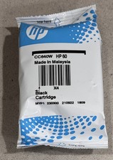 HP 60 Black Ink Cartridge CC640W Genuine OEM Brand New Sealed No Box