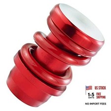 Alloy Red 3" Shifter Knob Spring Style Car Gear Stick Shift Handle - Weighted