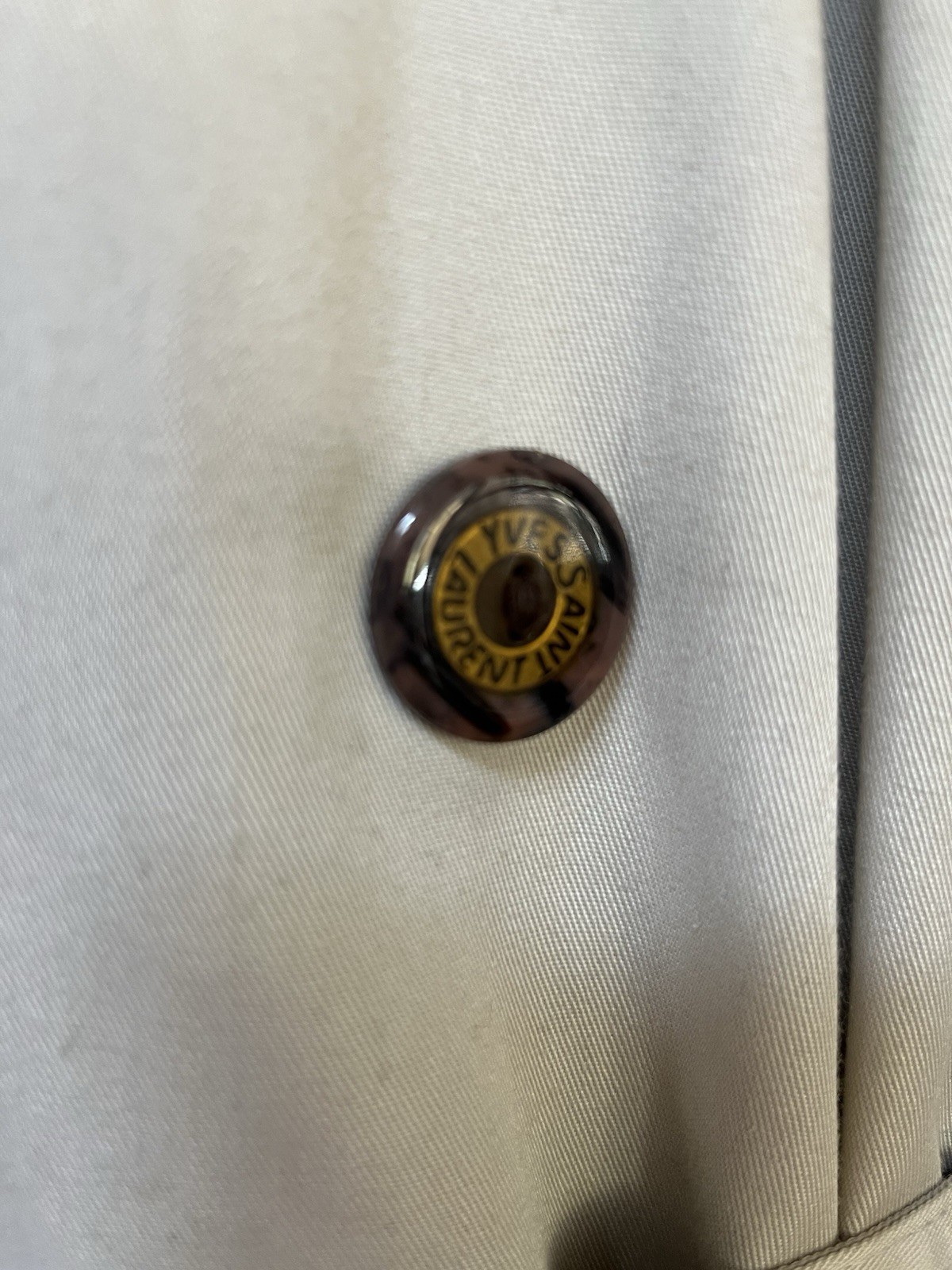 Vintage Yves Saint Laurent Pour Homme Tan Double … - image 13