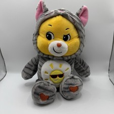 Care Bears 12  Funshine Bear Kitty Cat Hoodie Costume Plush Stuffed Animal 2021