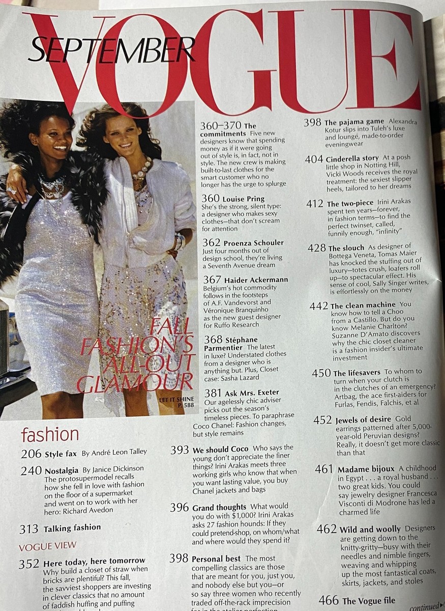 Vogue Magazine September 2002 Kate Hudson Cover No Label | eBay