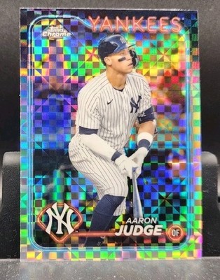 2024 Topps Chrome Aaron Judge X Fractor #50 New York Yankees
