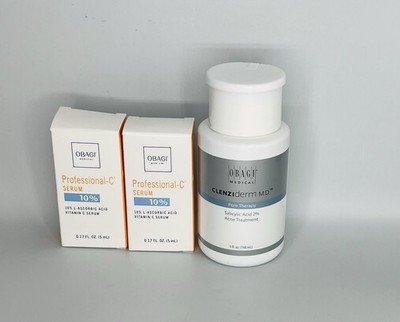 OBAGI Professional C-10% 5ml x 2- PORE THERAPY 5oz.BRAND NEW 100%-AUTHENTIC