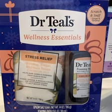 Dr. Teal's Wellness Essentials Ginger  Ginseng Espom Salt  Foaming Bath