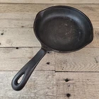 Wagner's Original 1891 Cast Iron Skillet 8" Made In USA, Double Spout